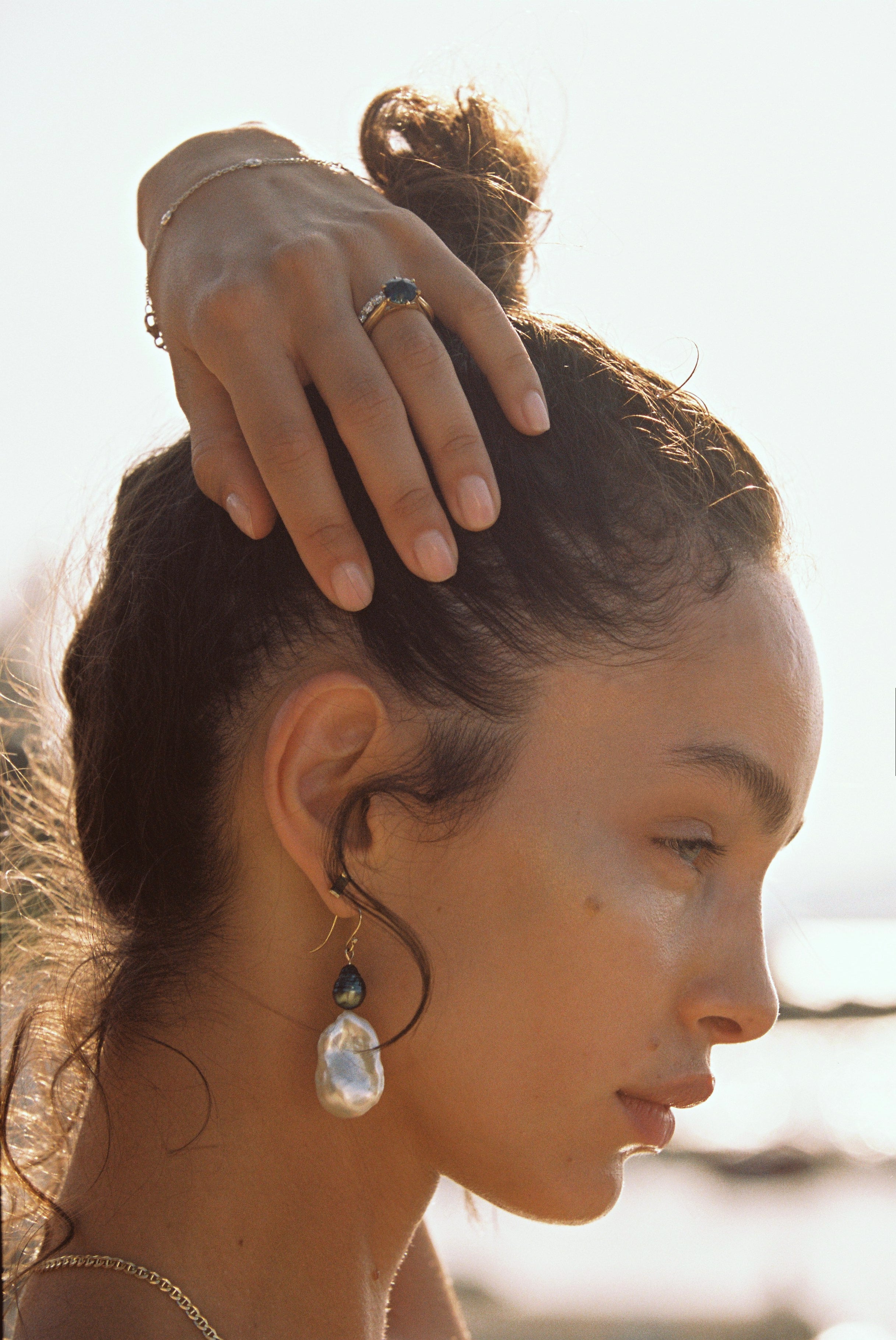 Baroque Pearl Drop Earrings