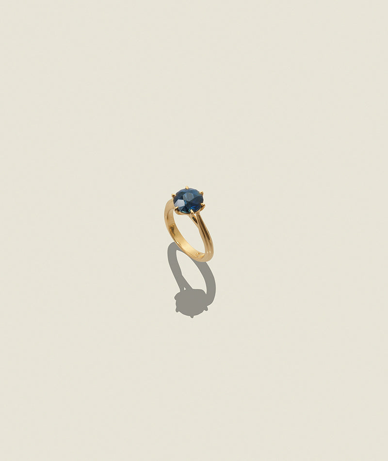 Aegean Sapphire Solitaire