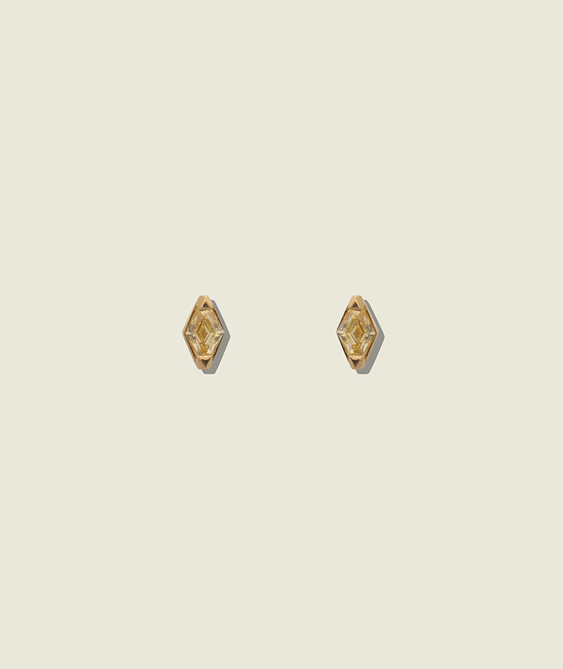 Limoncello Lozenge Diamond Studs