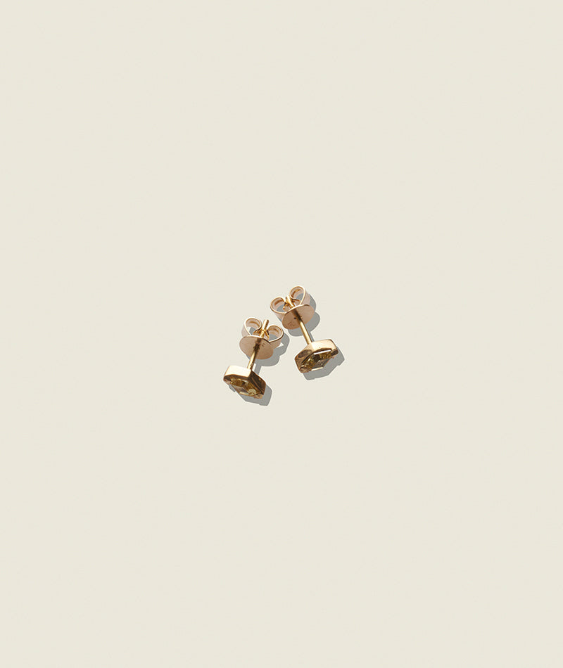 Limoncello Lozenge Diamond Studs