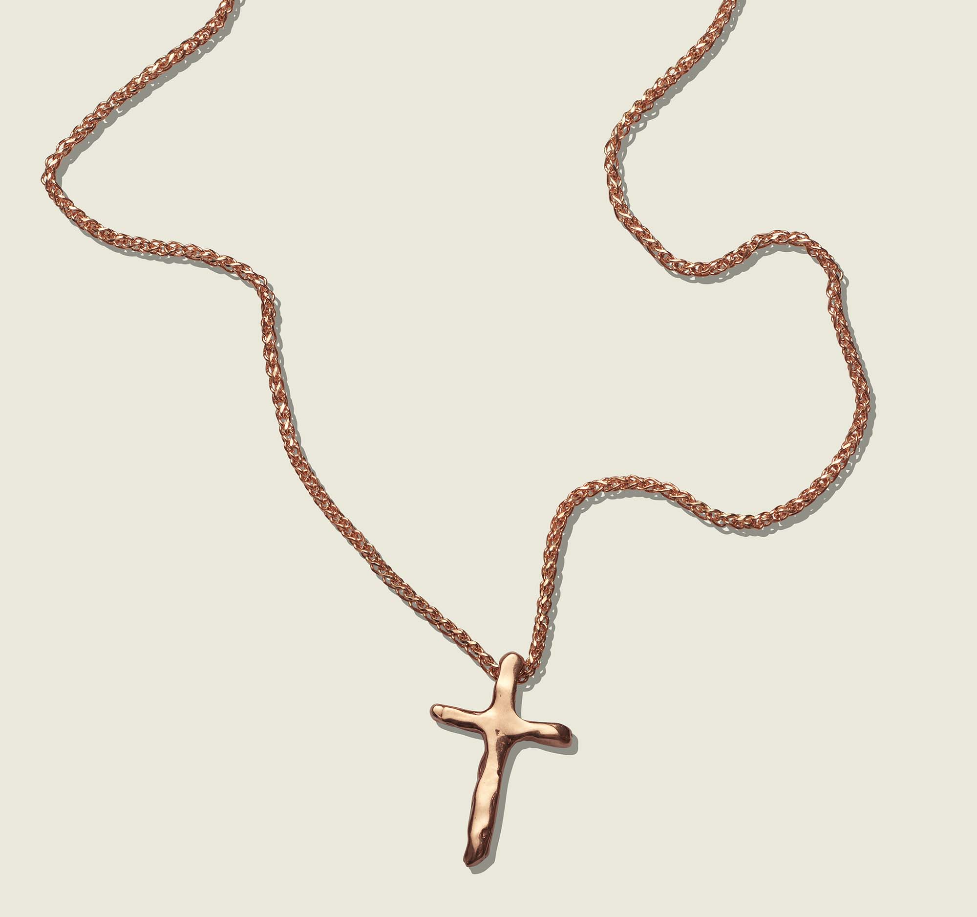 Molten Cross Pendant