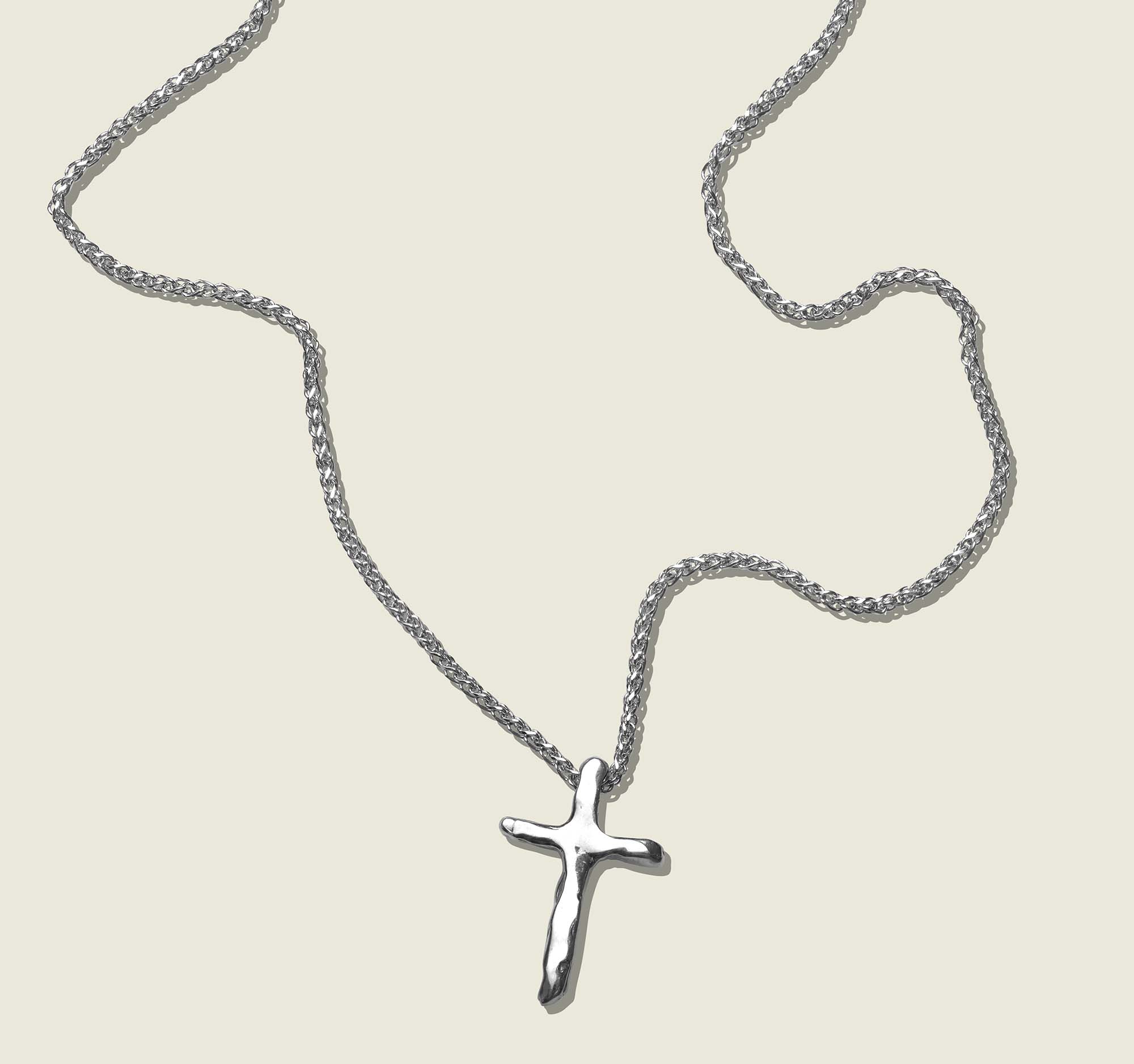 Molten Cross Pendant