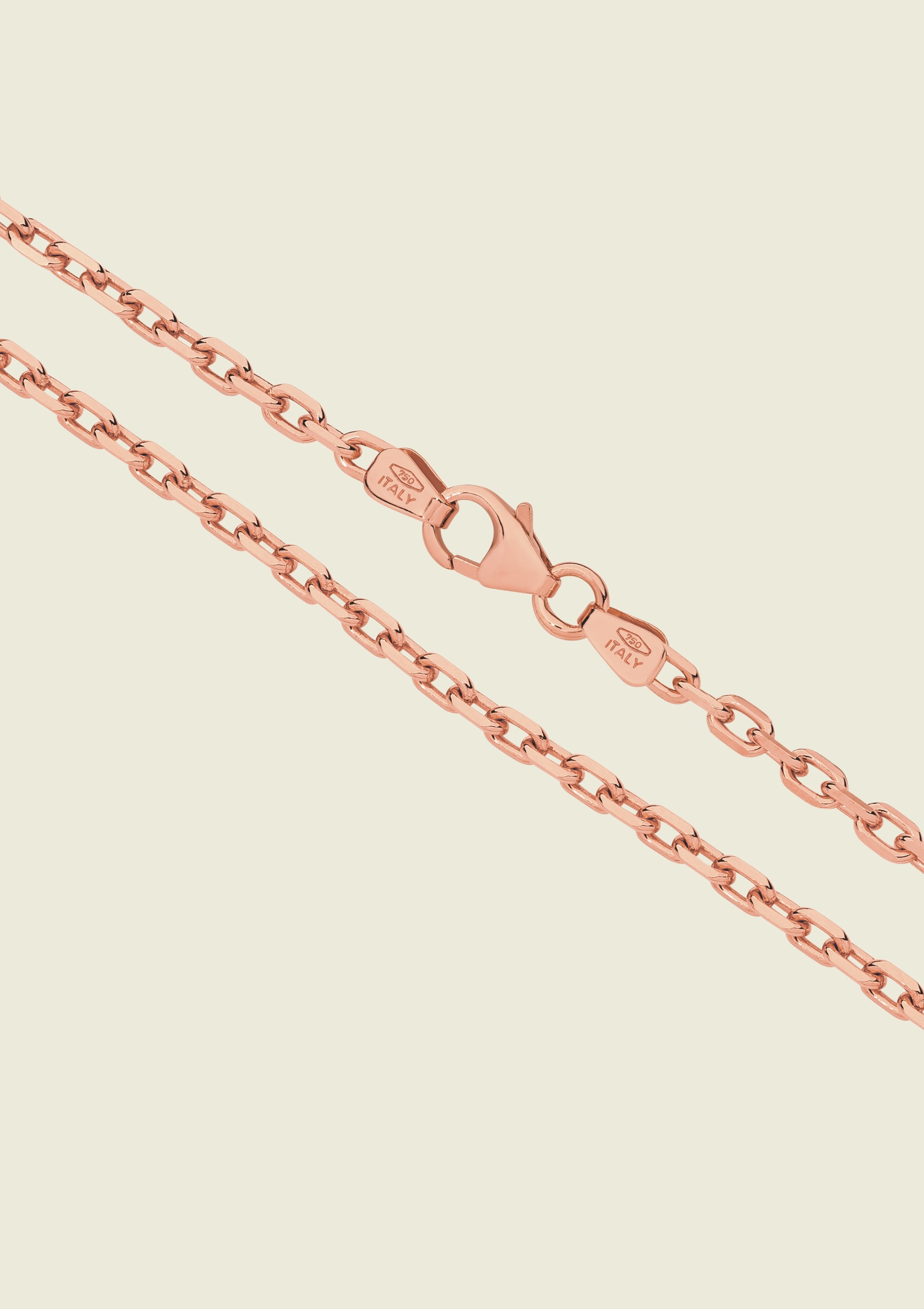 Diamond Cut Anchor Chain (9k & 18k Yellow / Rose / White Gold)