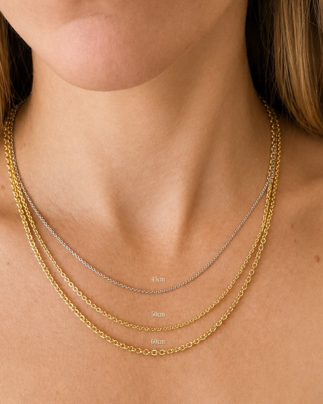 Trace Chain (9k & 18k Yellow / Rose / White Gold)