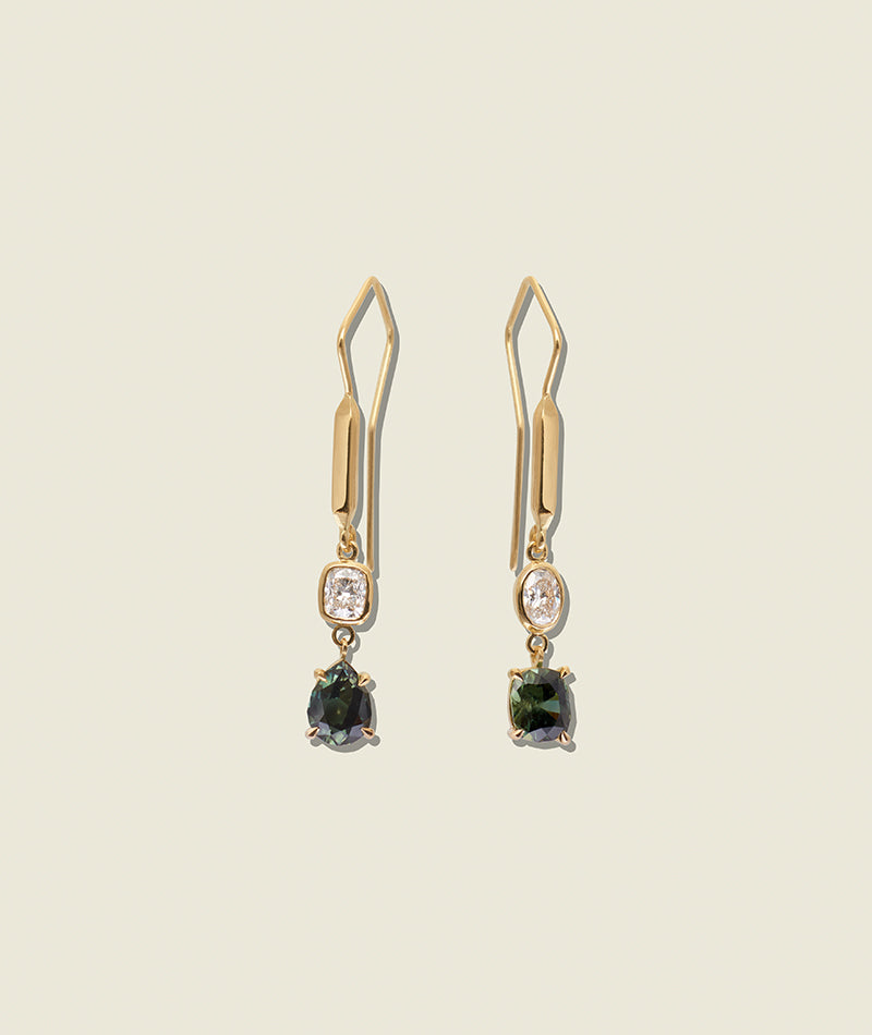 Viridescent Drop Earrings